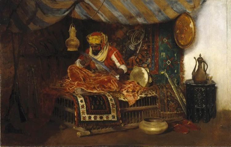 William Merritt Chase The Moorish Warrior oil painting image